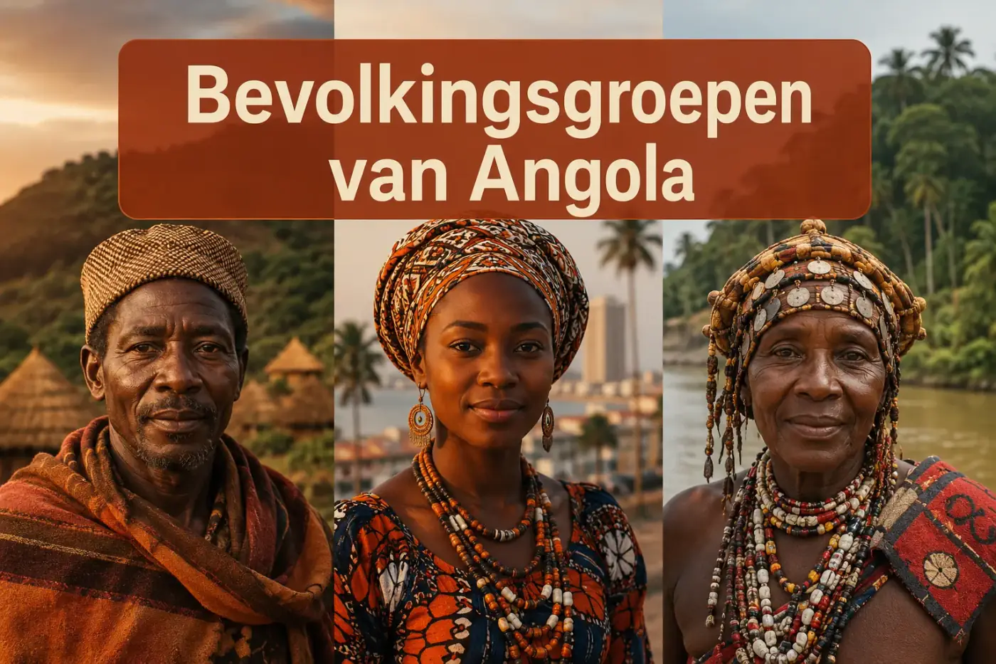 Welke bevolkingsgroepen leven in Angola?