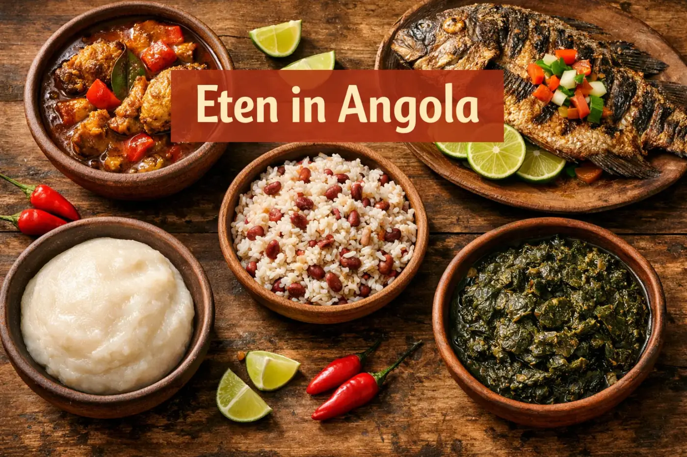 Wat eten mensen in Angola op een gewone dag