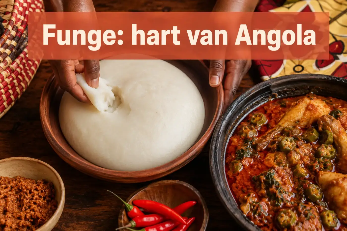 Wat is funge en waarom eet men het zoveel in Angola?